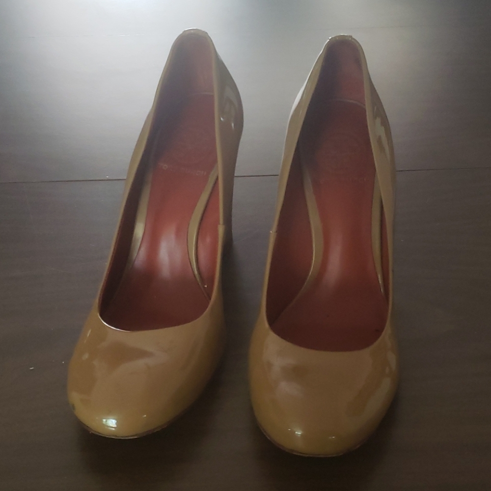 Tory Burch Leather Wedges